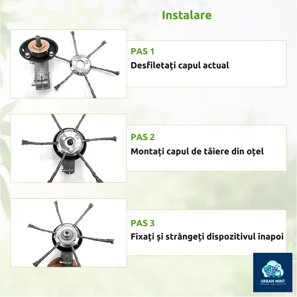 Cap Motocoasă Universal Rezistent
