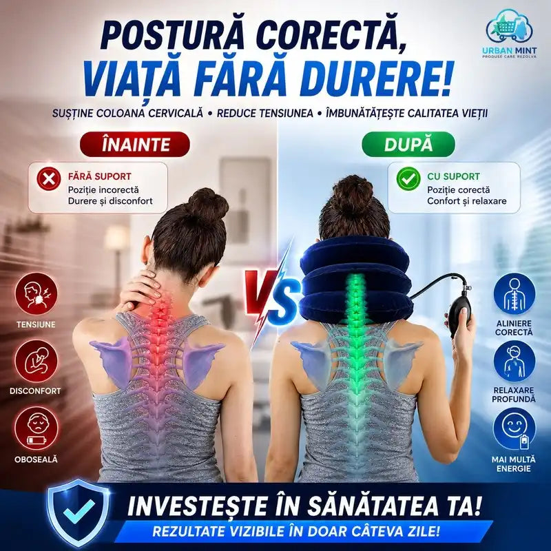 Înainte vs După cu CerviRelax