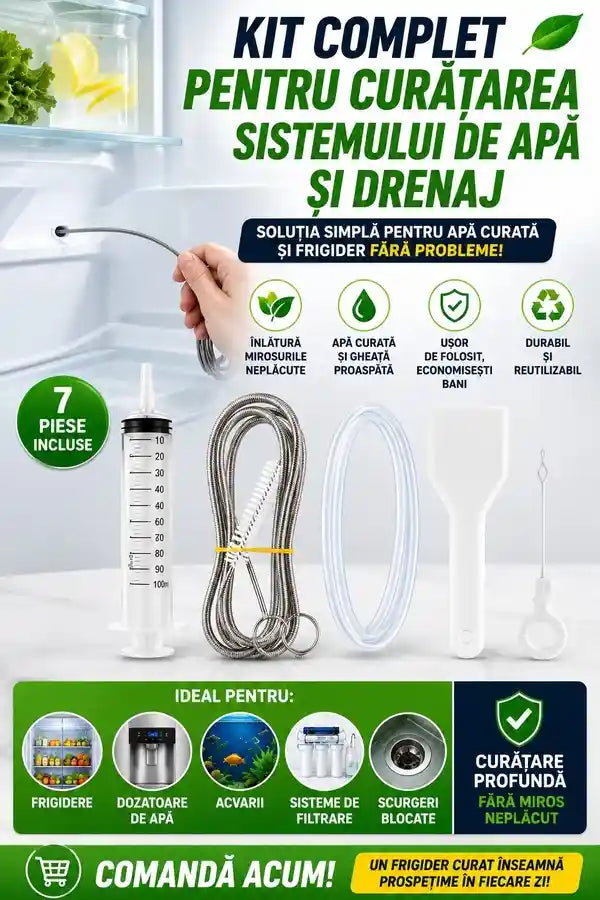 Set Curățare Frigider Ușor